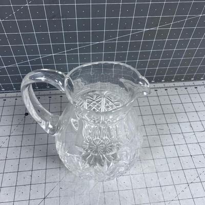 Cut Glass Water Pitcher NICE! 