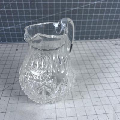 Cut Glass Water Pitcher NICE! 