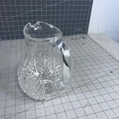 Cut Glass Water Pitcher NICE! 