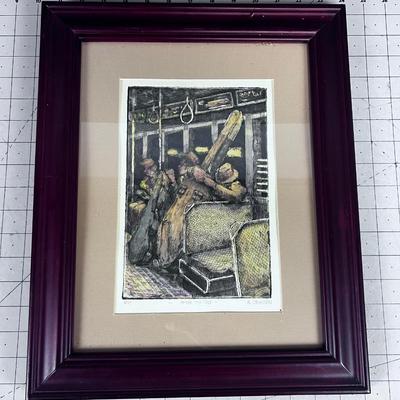 Limited Edition Print Titled AFTER THE GIG,  by Al Davidson