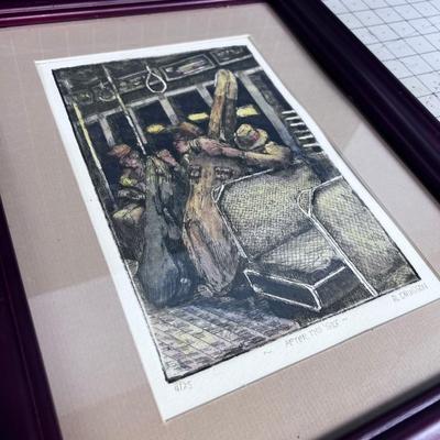Limited Edition Print Titled AFTER THE GIG,  by Al Davidson