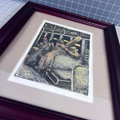 Limited Edition Print Titled AFTER THE GIG,  by Al Davidson