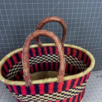 Woven Tote Bag. Nice for the Beach. 