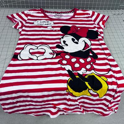 Disney I LOVE MICKEY, I LOVE MINNIE - Sleep Shirt