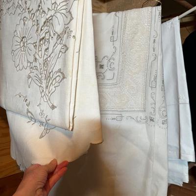 Assorted table clothes