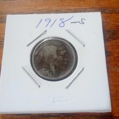 LOT 15 1918-S BUFFALO NICKEL