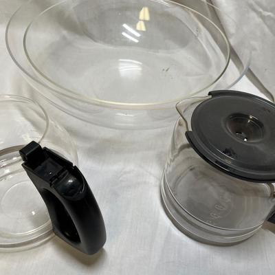Glass serving items