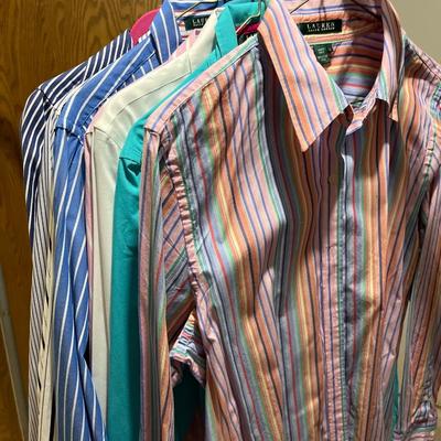 CB2- Ralph Lauren shirts (8) size Large