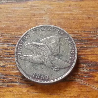 LOT 31 1857 FLYING EAGLE CENT