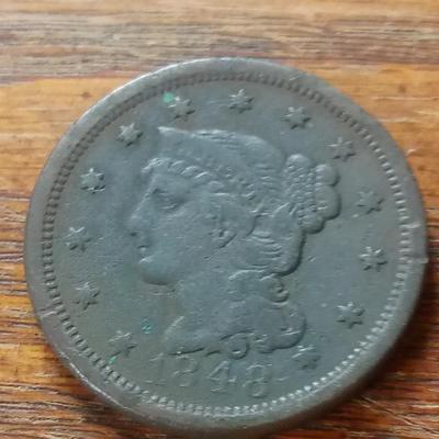 LOT 32 1848 LARGE CENT