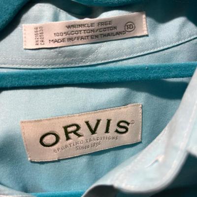 CB10- Orvis shirts (6) size 10