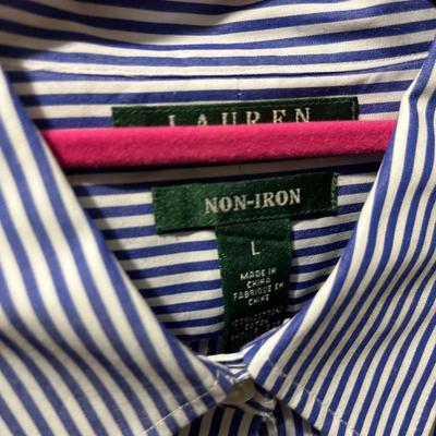 CB14- Ralph Lauren shirts(8) size Large