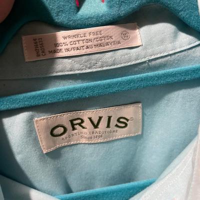 CB16- Orvis shirts (6) size 10