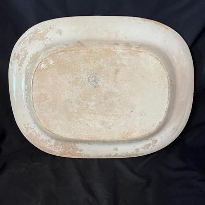 Antique Asiatic Pheasants Ironstone Platter (DR-MK)