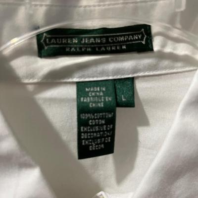 CB26- Ralph Lauren shirts (8), size Large