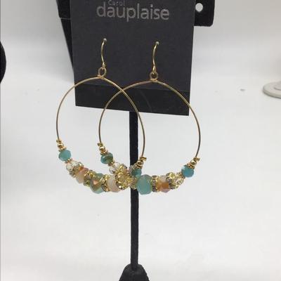 Carol Dauplaise hoop earrings