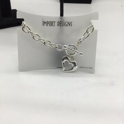 Import design heart chain bracelet