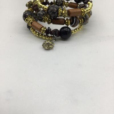 Spiral twist Glass bracelet