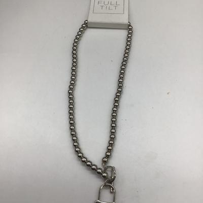 Full Tilt lock chain pendant necklace