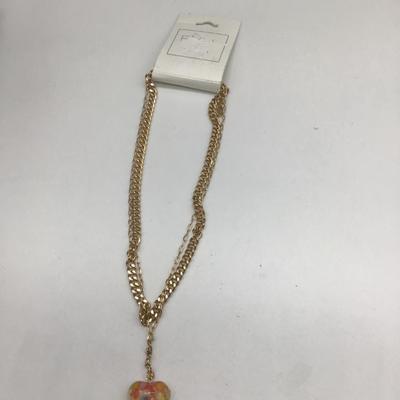 Full tilt heart charm necklace