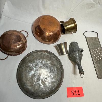 Primitive metal ware