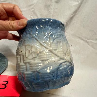 Salt glaze Coffee canister