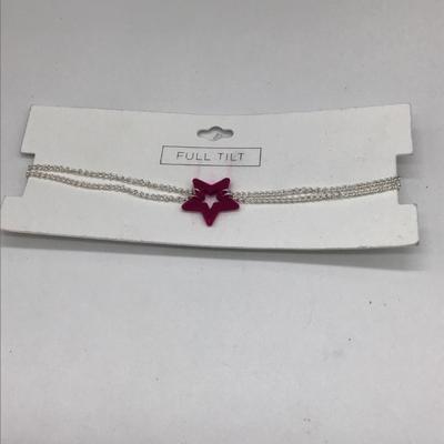 Full tilt pink star charm necklace