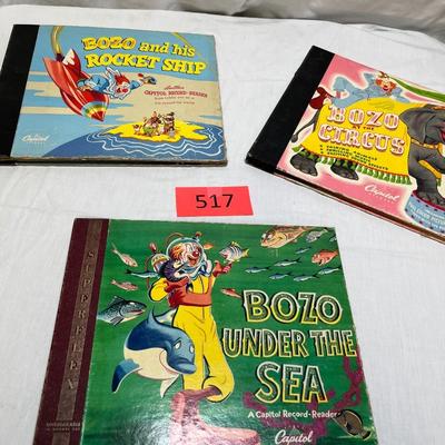 Vintag Bozo 78 records