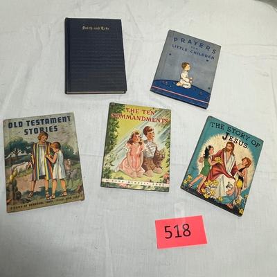 Vintage kids Bible books