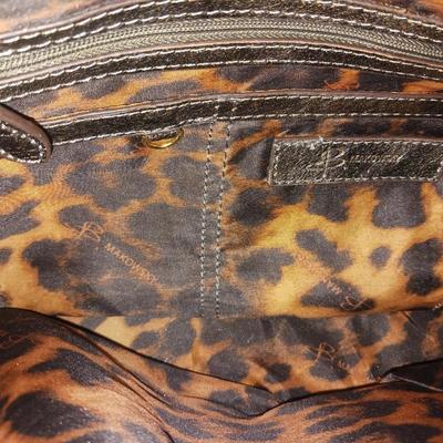 B MAKOWSKY BROWN LEATHER PURSE