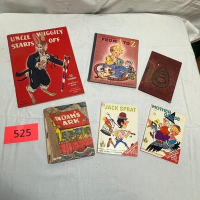 Assorted kids books, vintage