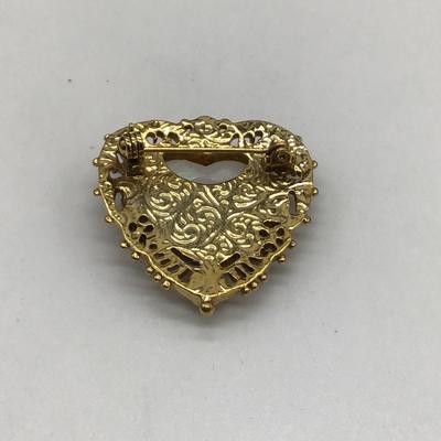 Beautiful heart pin