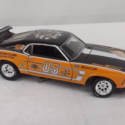 Harley-Davidson 1969 Ford Mustang Boss 302 Racer Die Cast with Box (#24)