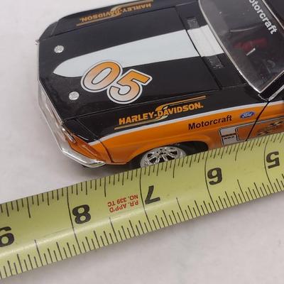 Harley-Davidson 1969 Ford Mustang Boss 302 Racer Die Cast with Box (#24)