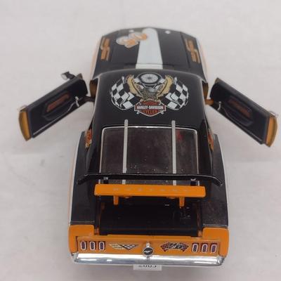 Harley-Davidson 1969 Ford Mustang Boss 302 Racer Die Cast with Box (#24)