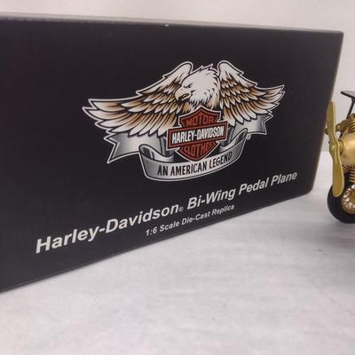 Harley-Davidson Bi-Wing Pedal Plane Die Cast with Box (#25)