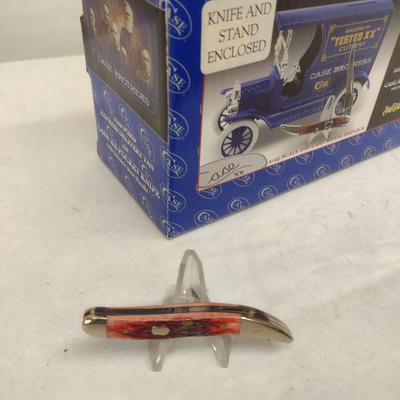 Case XX Antique Ford Delivery Truck Die Cast Coin Bank and Cutlery Set (#26)