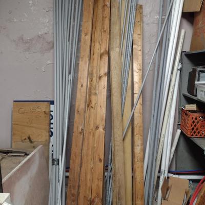 Collection of Lumber and Piping