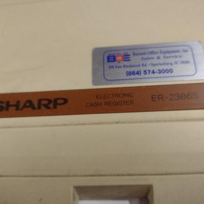 Sharp Electronic Cash Register- Model ER-2386S