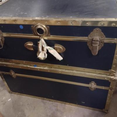 Pair of Travel Trunks with Keys