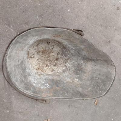 Vintage Galvanized Metal Ash Bucket (Choice A)