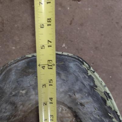 Galvanized Metal Ash Bucket (Choice B)