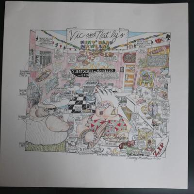 Bunny Matthews - Vic and Nat'ly's "Nint' Ward Nawlins" Print