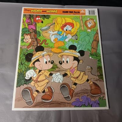 DISNEY'S MICKEY MOUSE & NANCY AND SLUGGO FRAME TRAY PUZZLES