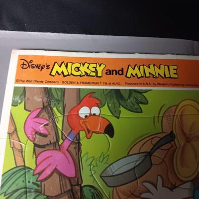 DISNEY'S MICKEY MOUSE & NANCY AND SLUGGO FRAME TRAY PUZZLES