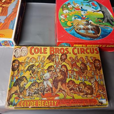 3 VINTAGE CHILDREN'S PUZZLES