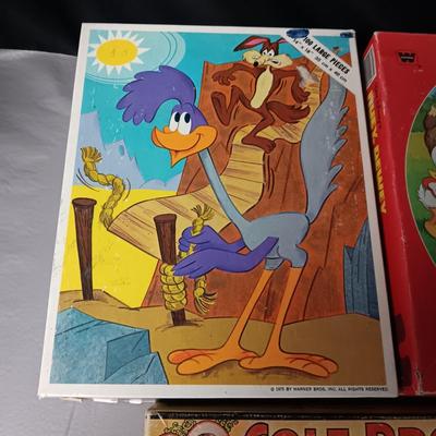 3 VINTAGE CHILDREN'S PUZZLES