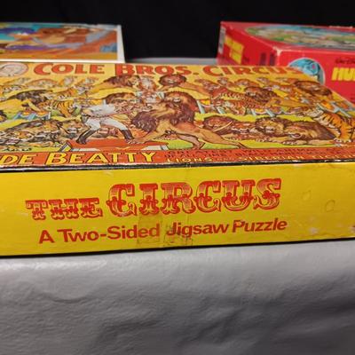 3 VINTAGE CHILDREN'S PUZZLES