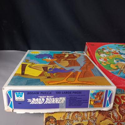 3 VINTAGE CHILDREN'S PUZZLES