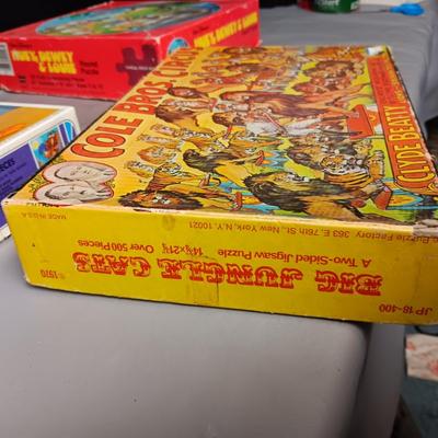 3 VINTAGE CHILDREN'S PUZZLES